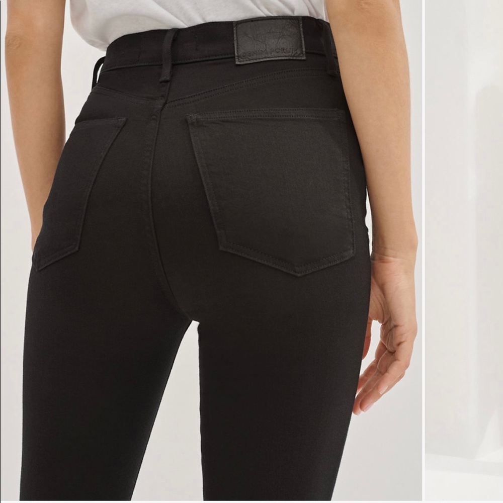 Denim Forum Lola High Rise Skinny Crop